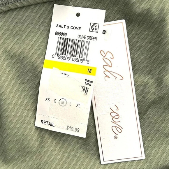 SALT + COVE Ribbed Hipster Bikini Bottoms Swimwear - Picture 4 of 8